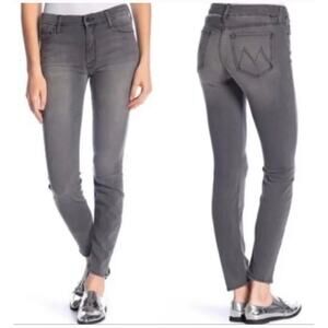 Mother Denim the High Waisted Looker Makin the Grade Gray Jeans size 30